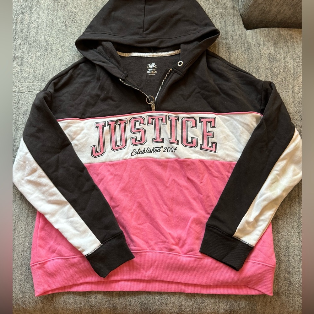 Girls justice hoodie xl PLUS